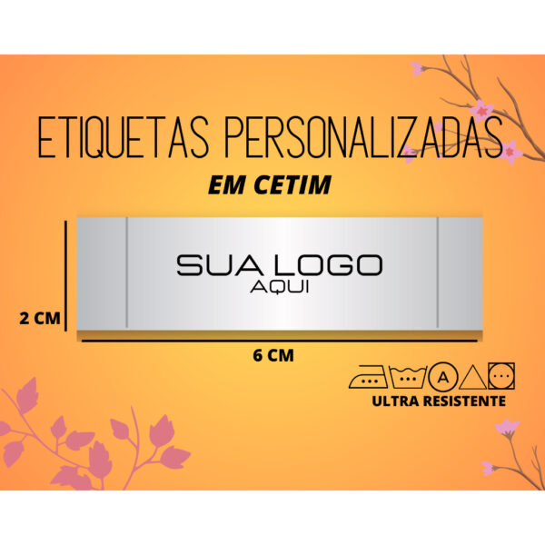 Etiqueta 2x6cm 100 unidades